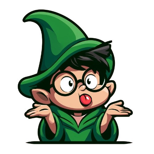 Mascote do Nerdnário de mãos vazias